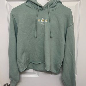 Hollister crop hoodie